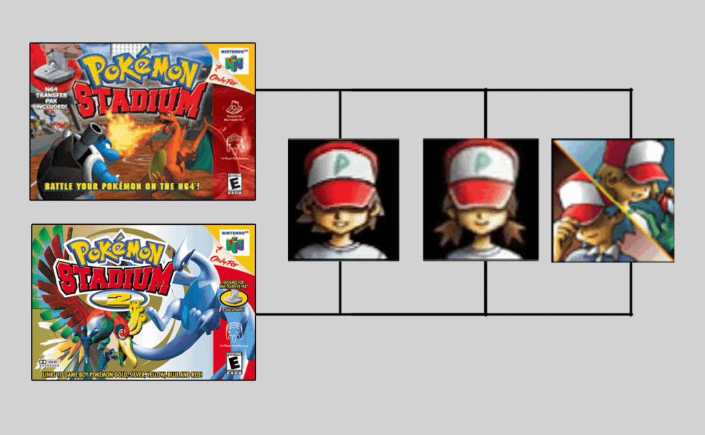 Do the Main Character(s) from Pokemon Stadium Games have Cannon Names?