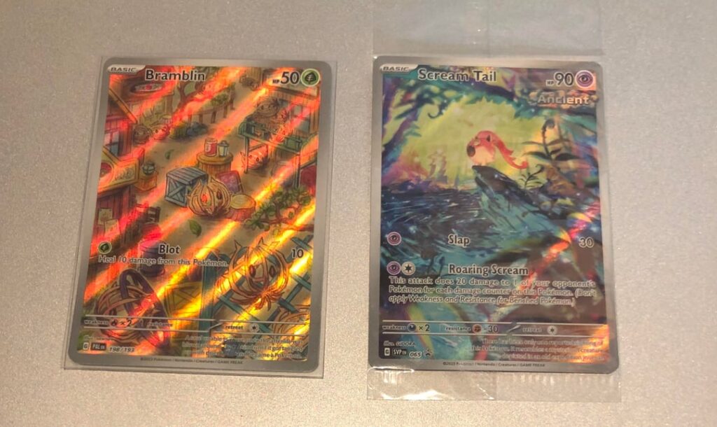 Got these 2 for €12 at my local card shop!