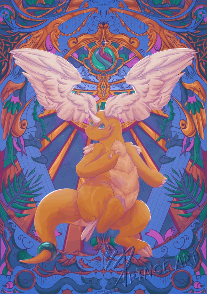 My mega dragonight art :p (OC)