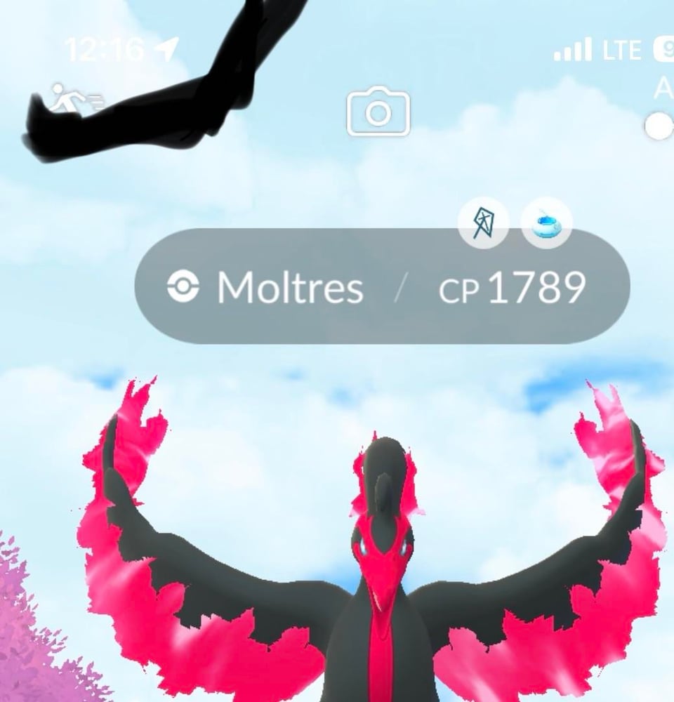 Did I just see two Galarian Pokémon right in a row?! What are the odds of that? (Moltres isn't in the log because I tried a fast catch...) omg