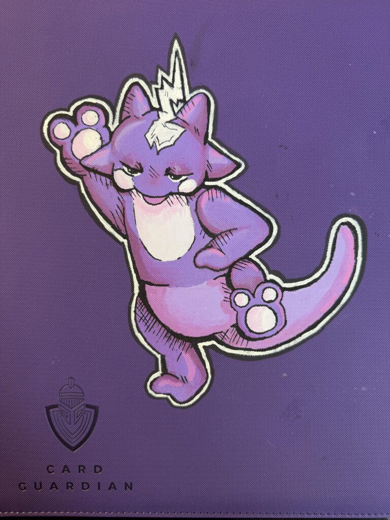 First time painting a binder!