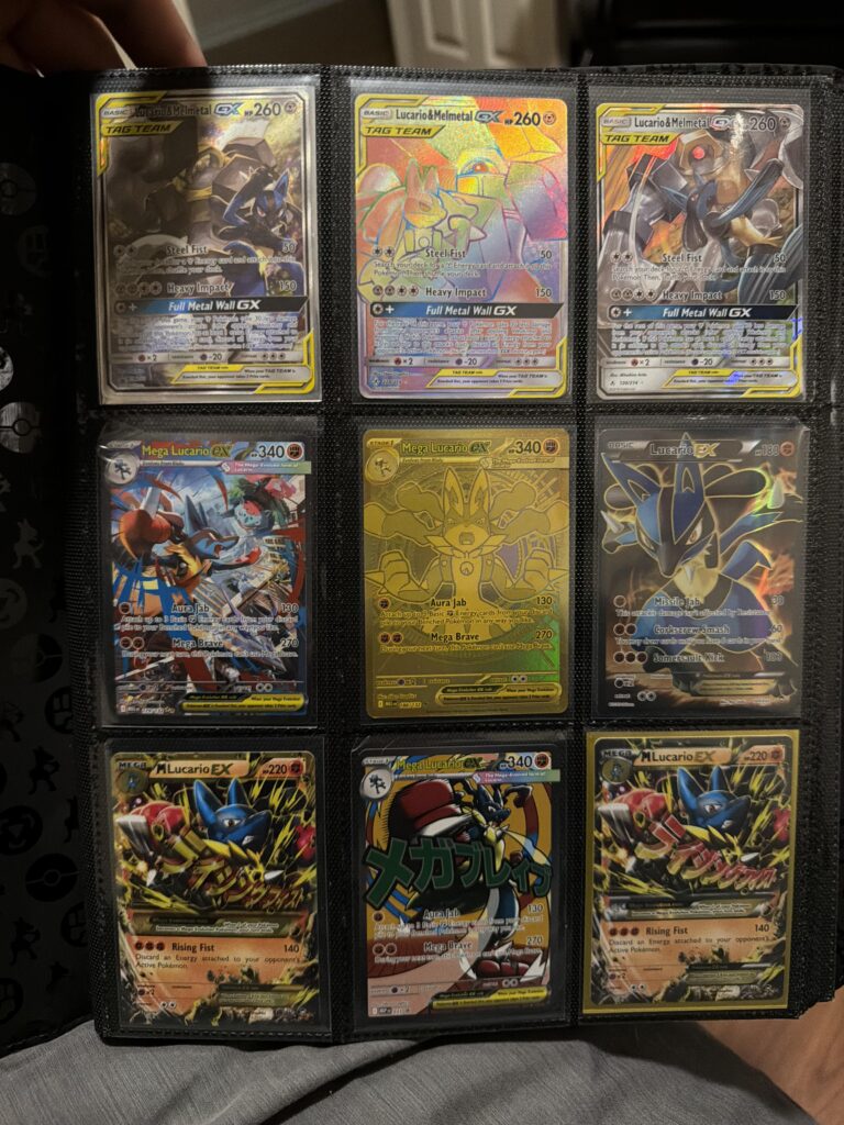 Have a Lucario binder. What do you think of the first page?