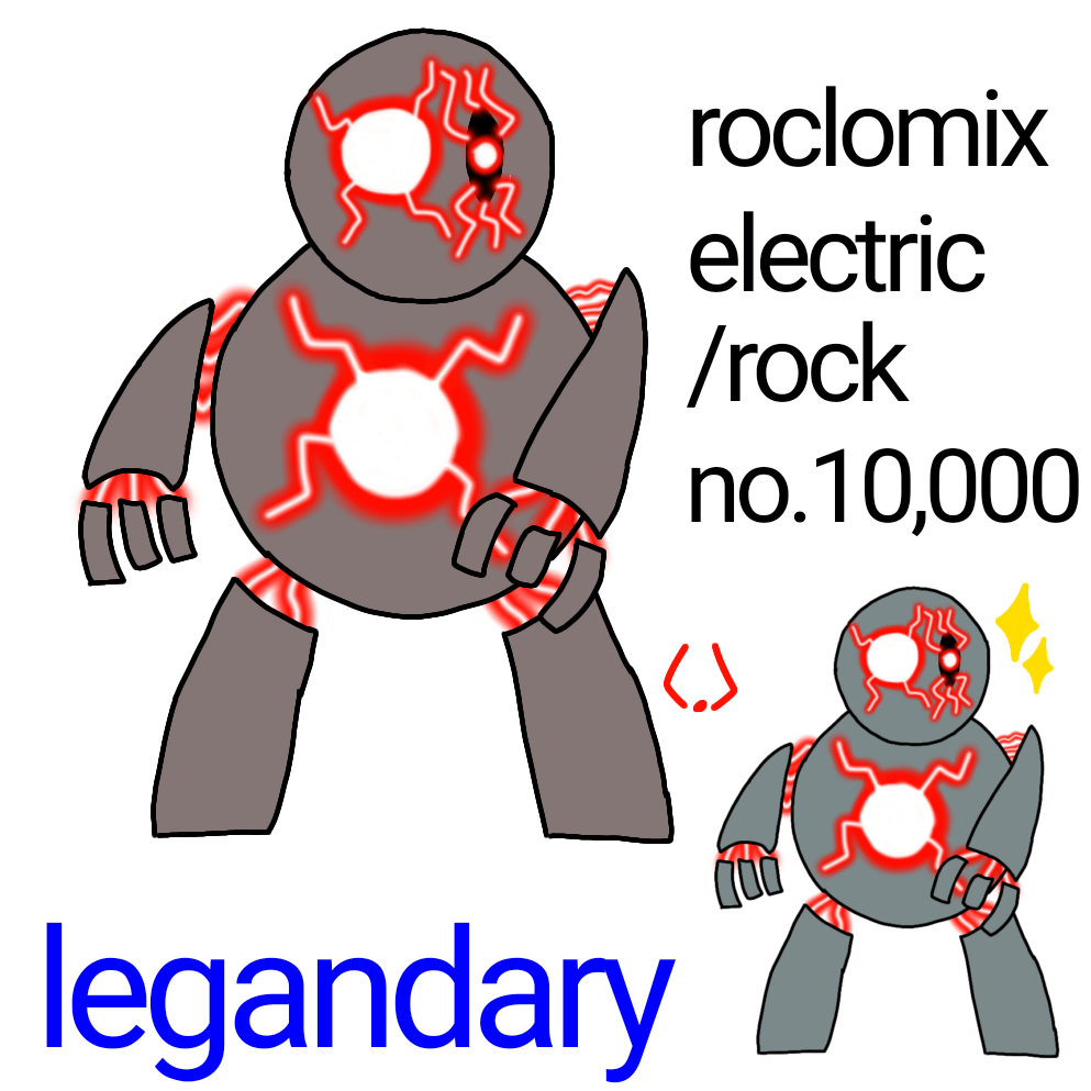 Legandary fakémon with shiny form