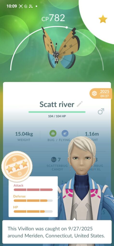 I got another Vivillon added to the dex.