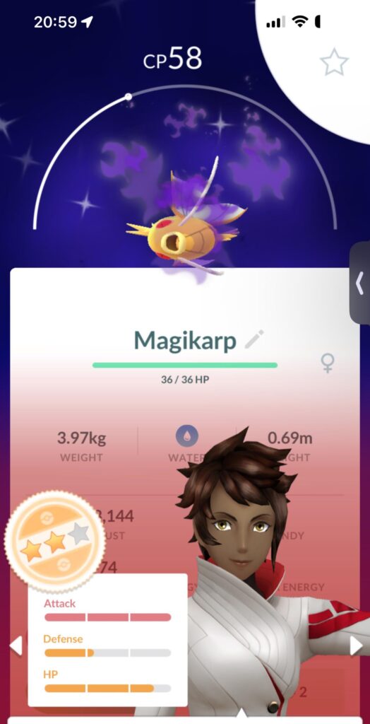Purify Shiny Shadow Magikarp?