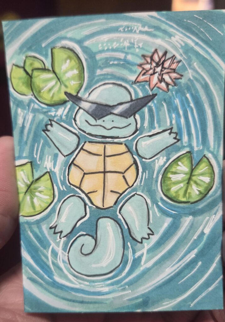 Continuing to grind out sketch cards for my next show.