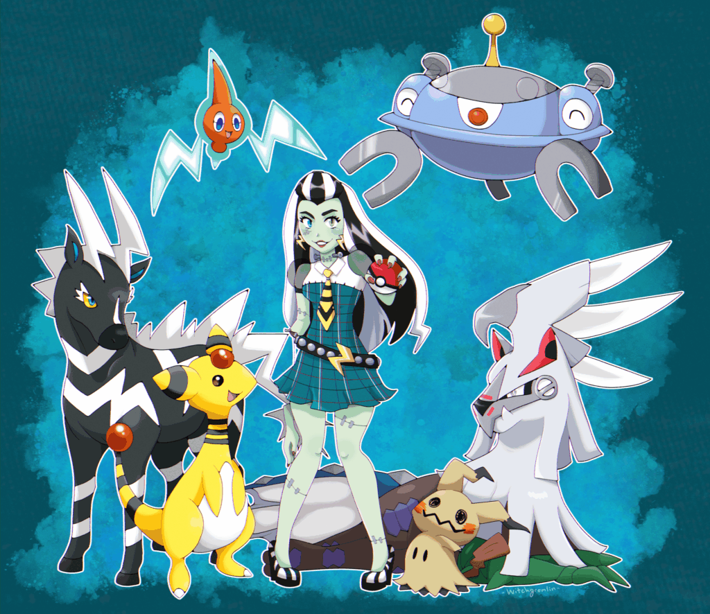 Frankie Stein's Pokemon Team (MHxPkmn)