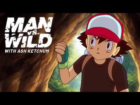 I animated Ash as if he were Bear Grylls on Man vs. Wild