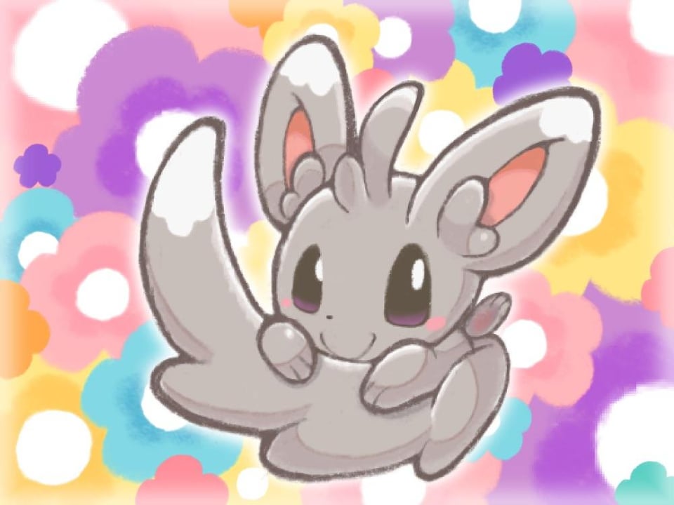 (OC) I redrew a Minccino card in my style!!