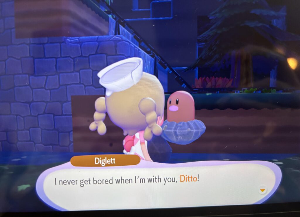 I found the official, canon underside of diglett!
