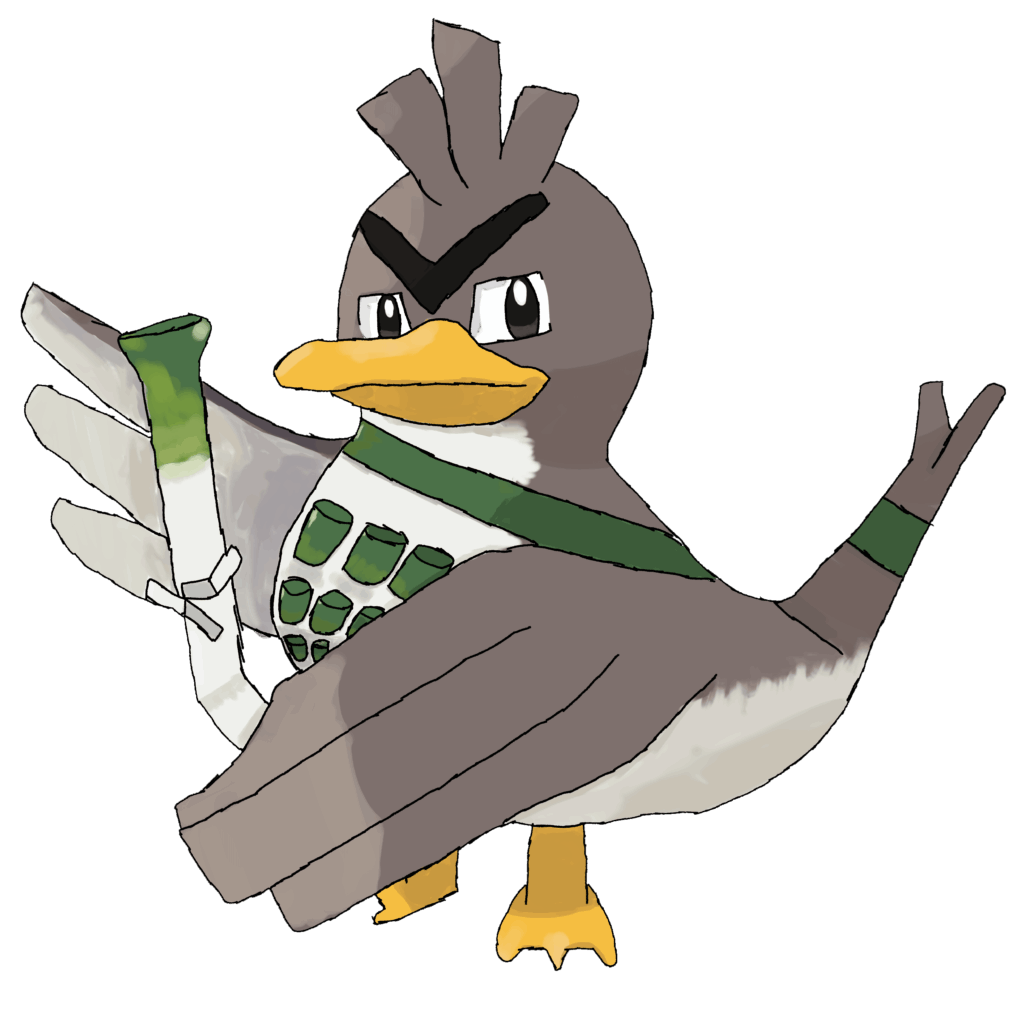 Some Kantonian Farfetche'd evolution i made (bad)