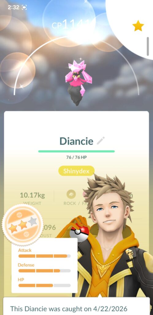 The shiny mythical experience