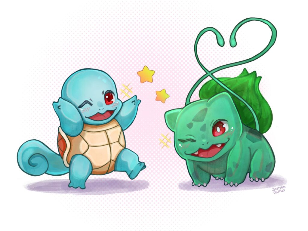 bulba n squirtle ( ＾ω＾ )