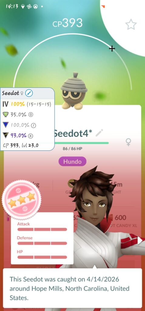First Hundo in the wild in a while