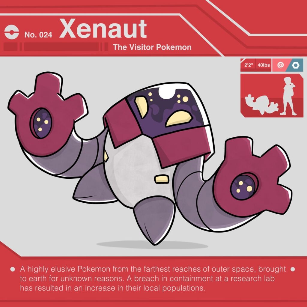 Xenaut, The Visitor Pokemon