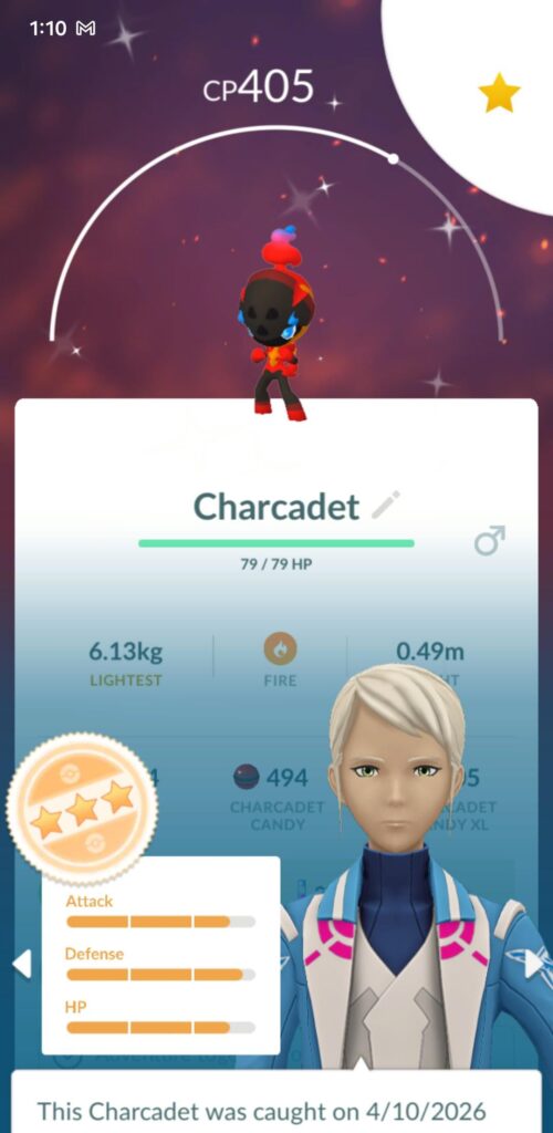 Shiny Charcadet! 😍