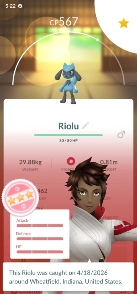 Last egg Riolu magic!