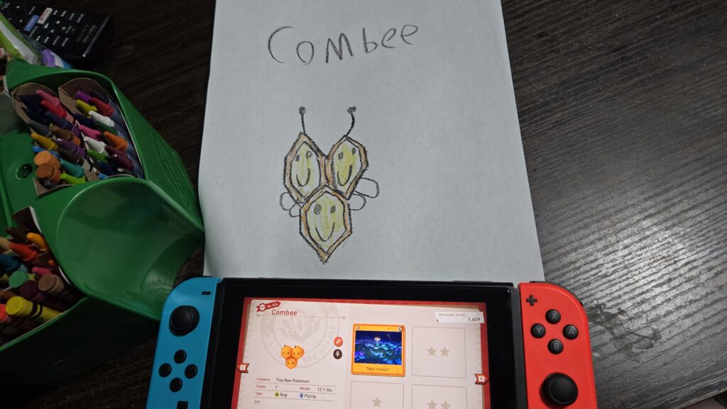 My 7 year old doesn't think his Combee is good. For his second try, I think he did great