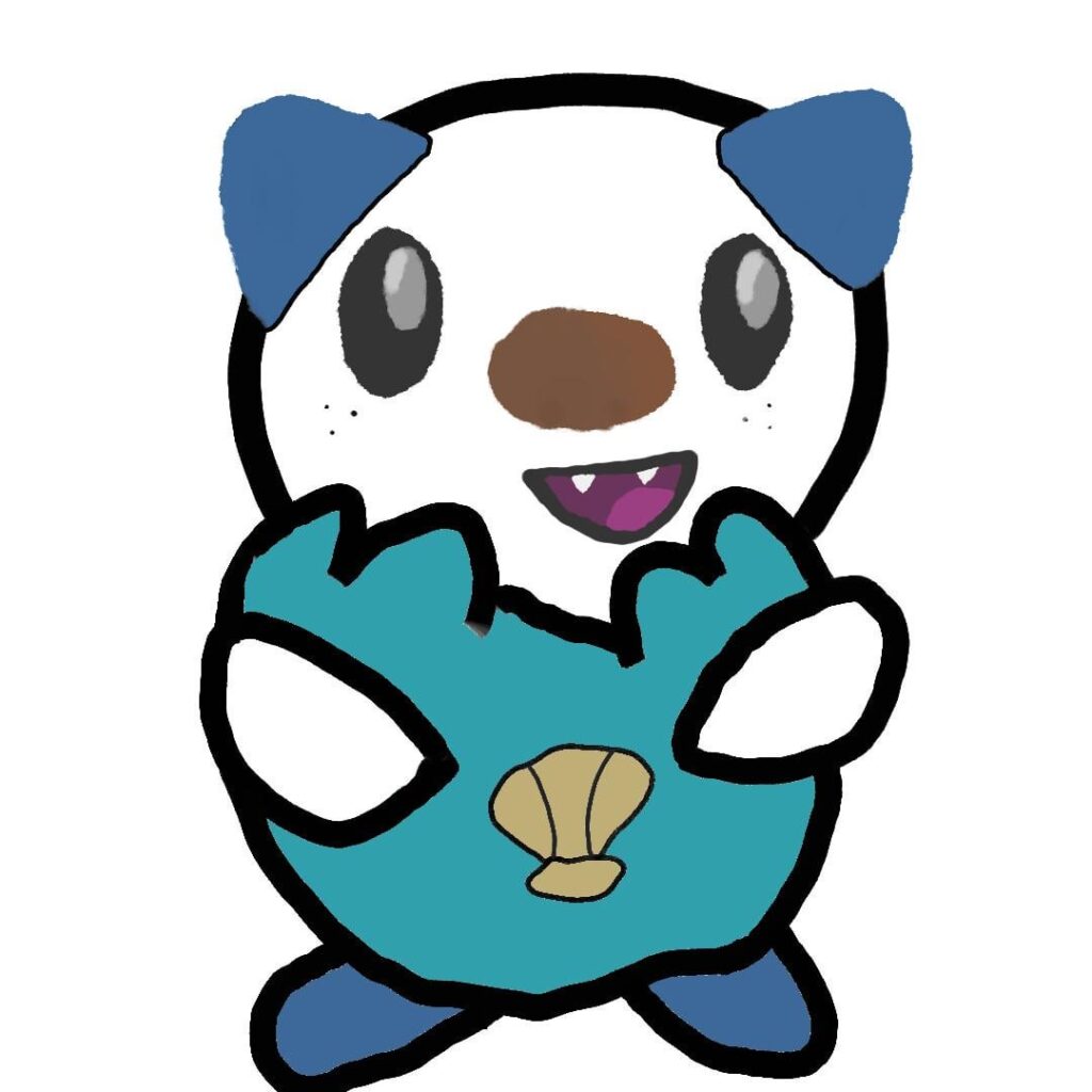 Spent the better part of an hour and a half drawing this Oshawatt