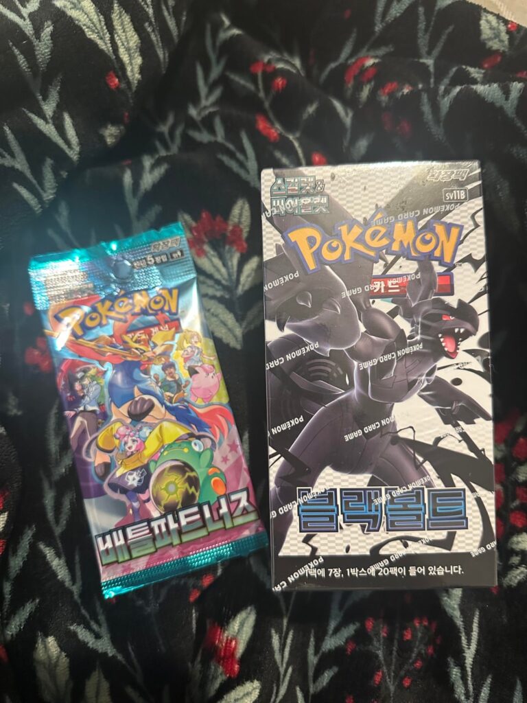 First time opening a Korean booster box