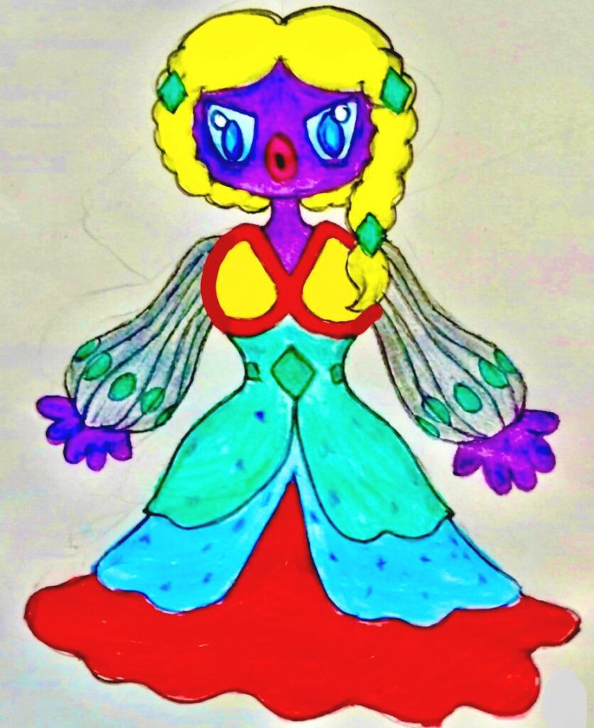 Forma evoluciónada de jynx con amistad + belleza Frostyiva: El Pokémon Soberana Invernal Tipo: Hielo/Hada