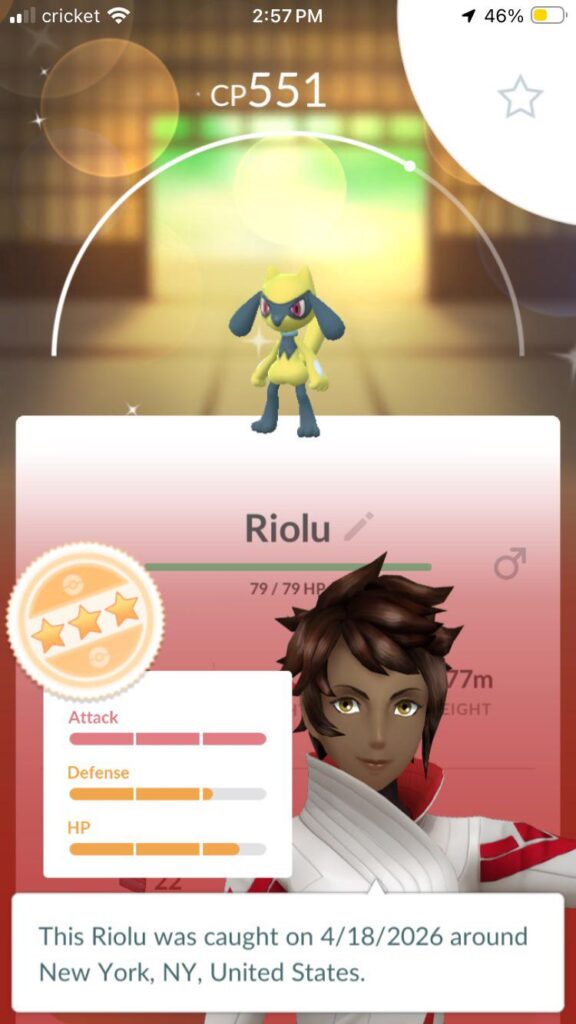 I didn’t have much time to clear eggs before the event or walk today, so I only got 3. And the first was a shiny!