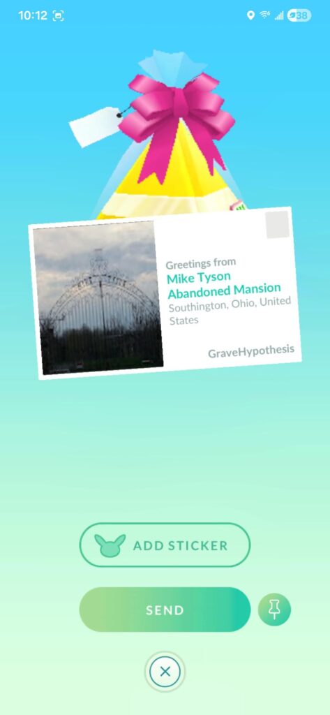 Any Mike Tyson fans? Ive got a postcard for ya.