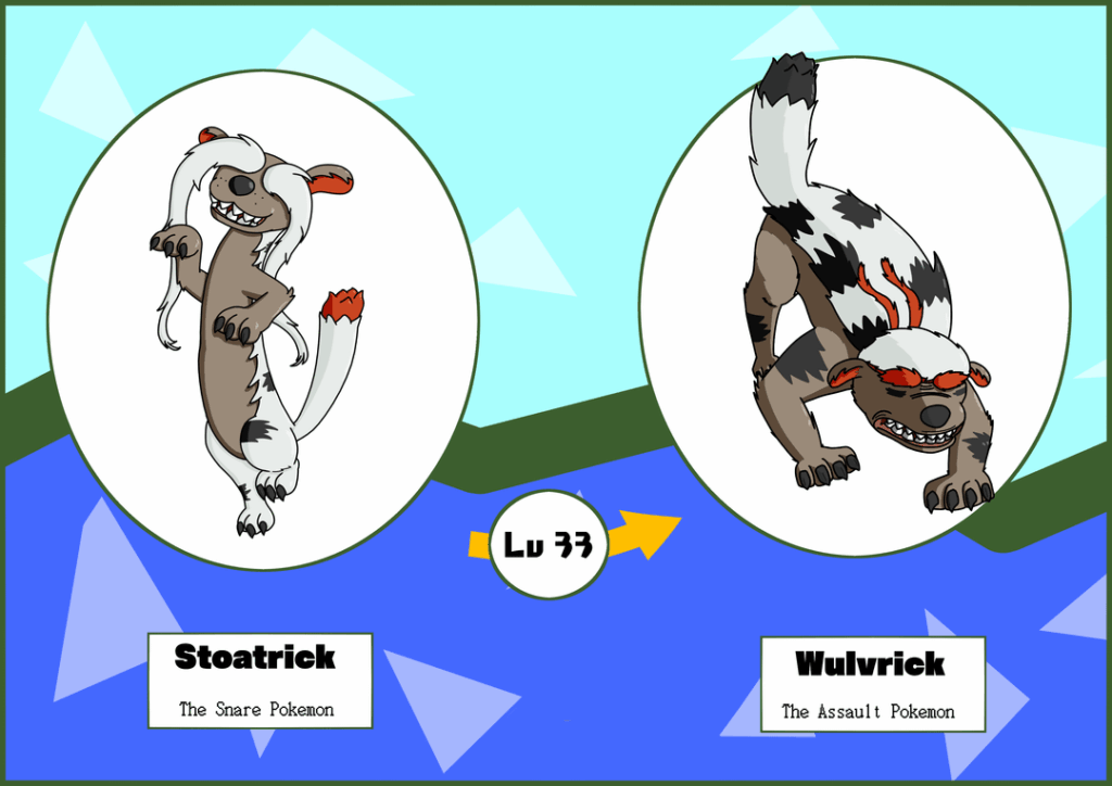 What if wolverines were also rambo? Kadia Dex #041 Stoatrick and #042 Wulvrick