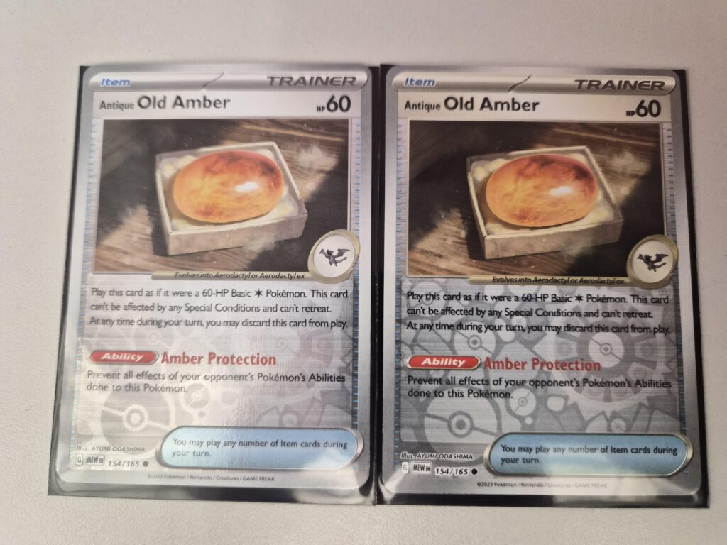 SV 151 Old Amber Question