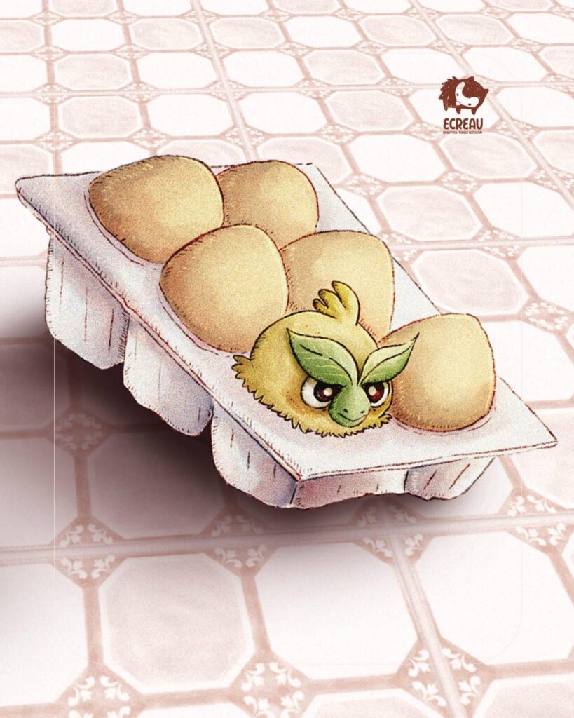 [OC] I drew Browt as an egg!