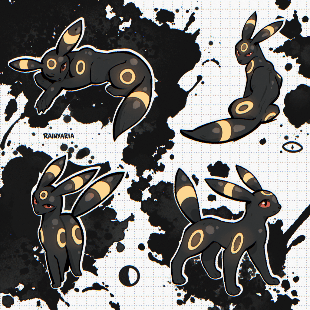 Umbreon 🌙🖤 (art by me)