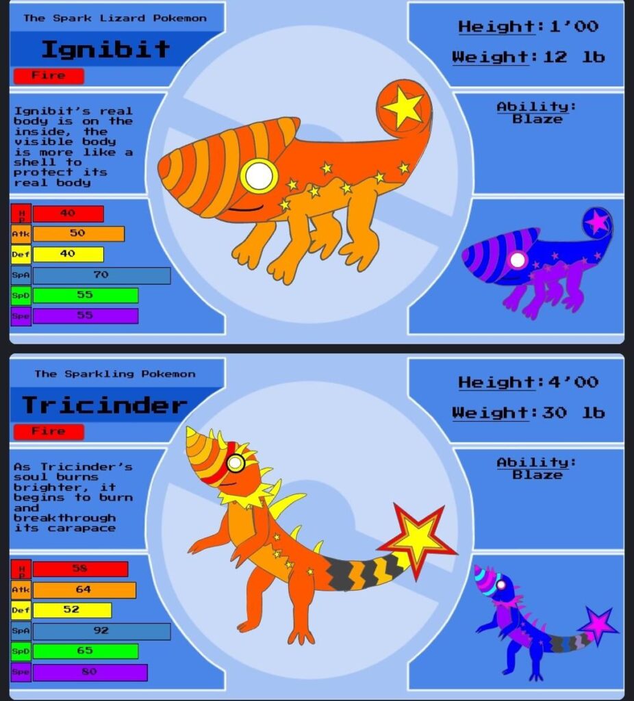 Fire type starter! (Updated)
