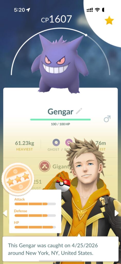 This is the best gmax gengar I got today…