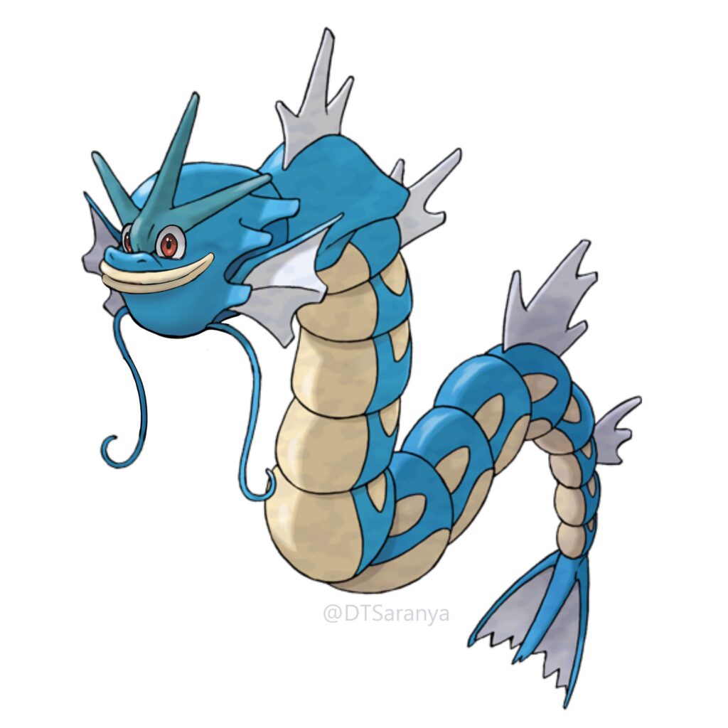 I closed Gyarados’s mouth and made him happy for once.