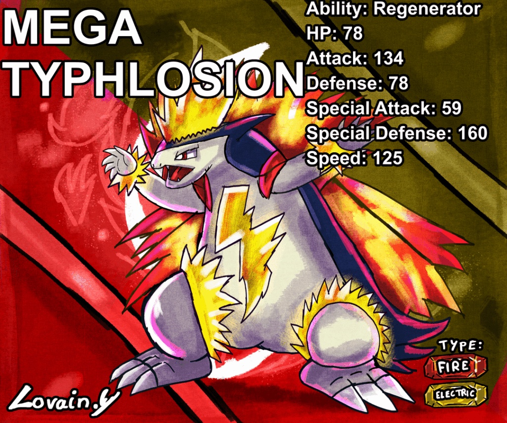 My version of Mega Typhlosion (OC)
