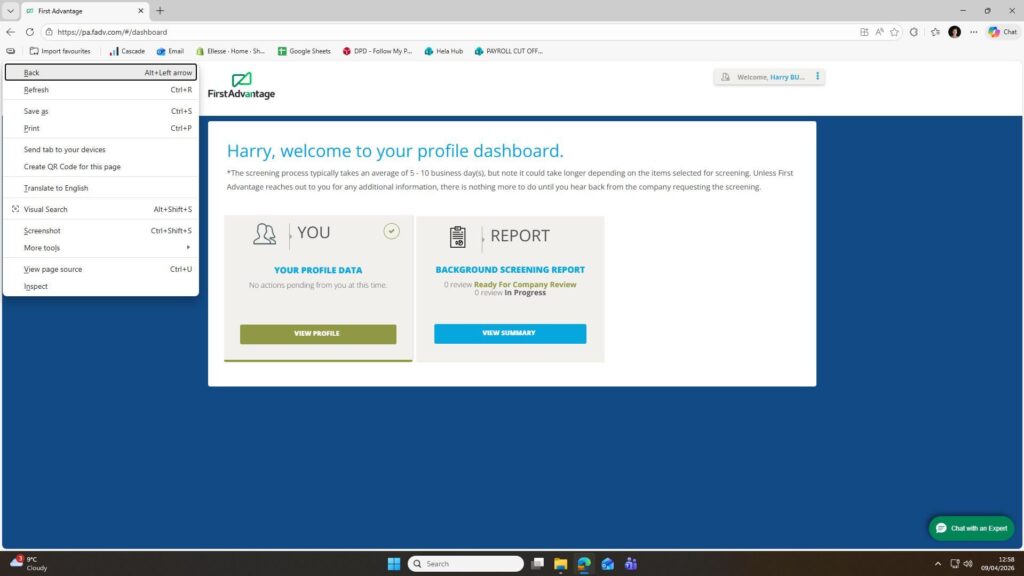 Judge background check