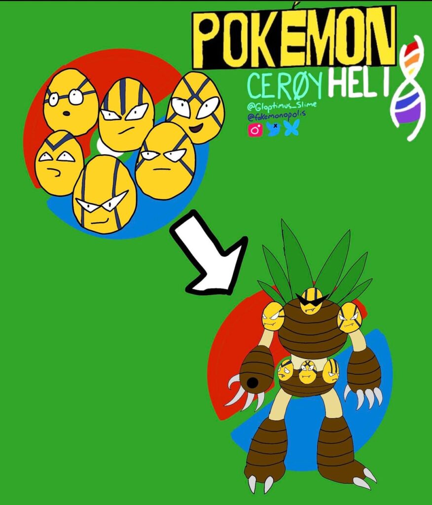 [OC] Regional Exeggcute and its new evolution