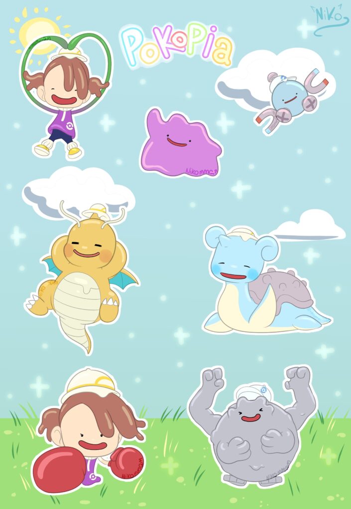 Future pokopia stickers