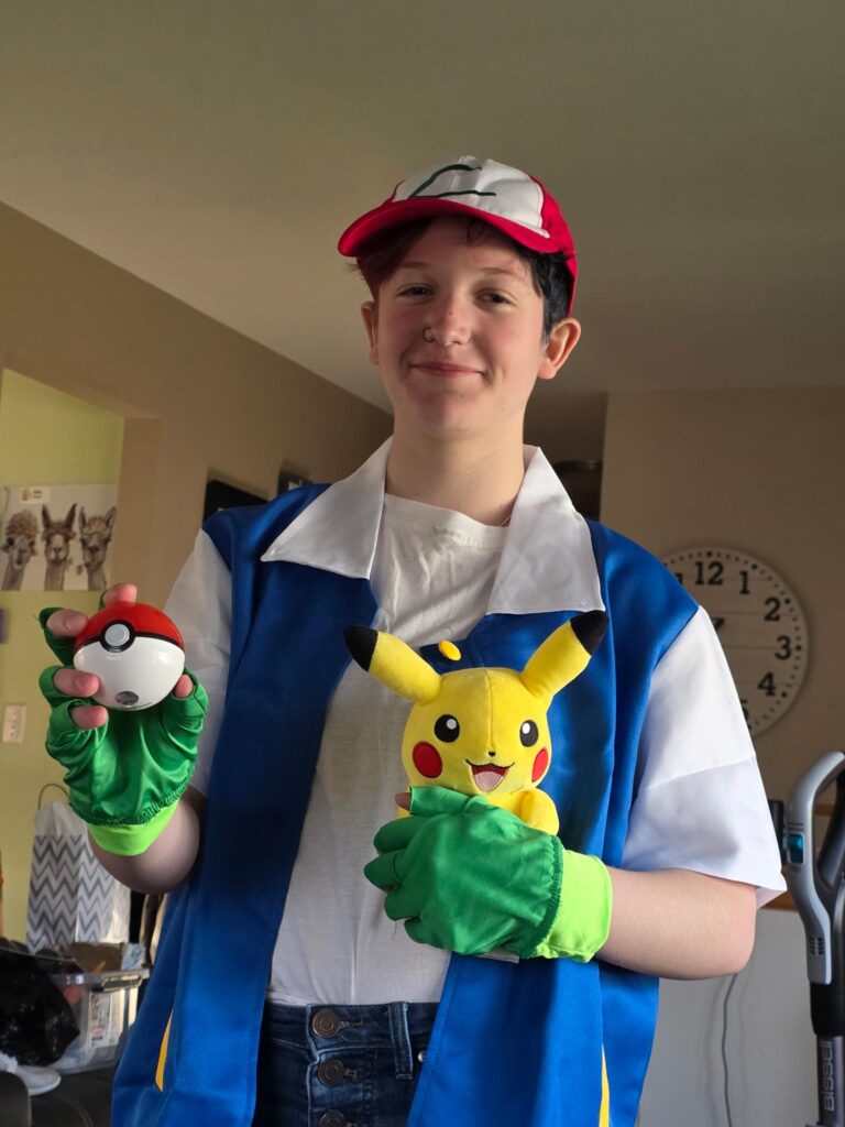 Cosplaying Ash ketchum for comic con!