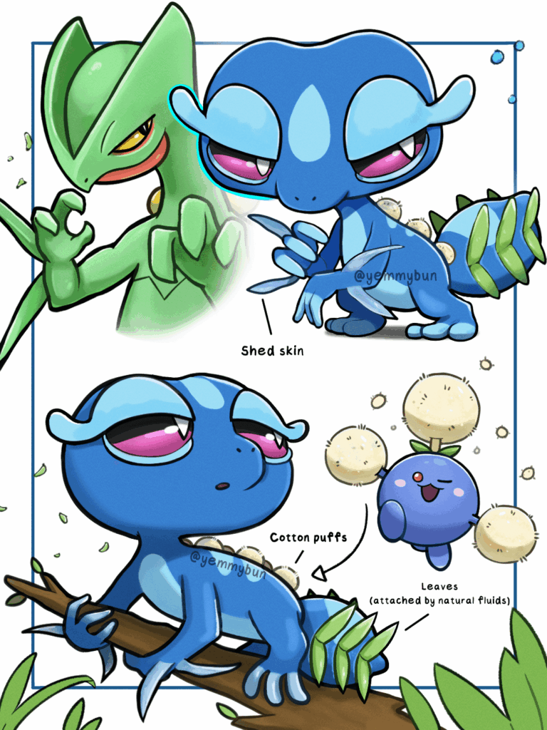 Gecqua is a big fan of Sceptile (OC)