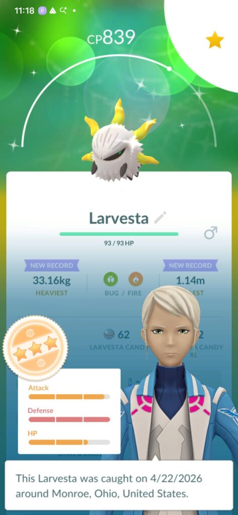 Just hatched this beauty at work!