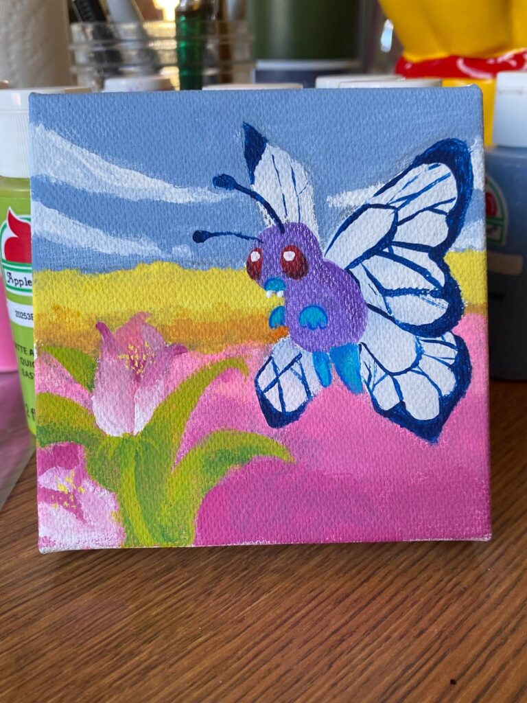 (OC)Paintings I did then turned into stickers <3 (+ some bonus)