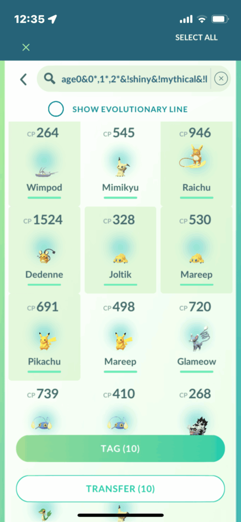 Prank or Bug? Pokemon Selection Screen
