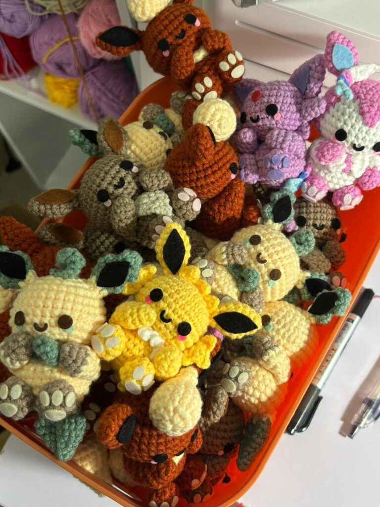 I made Pokemon plush keychain!