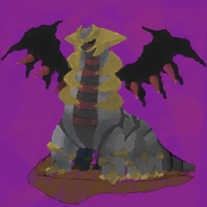 [OC] My drawing of Giratina ✍️