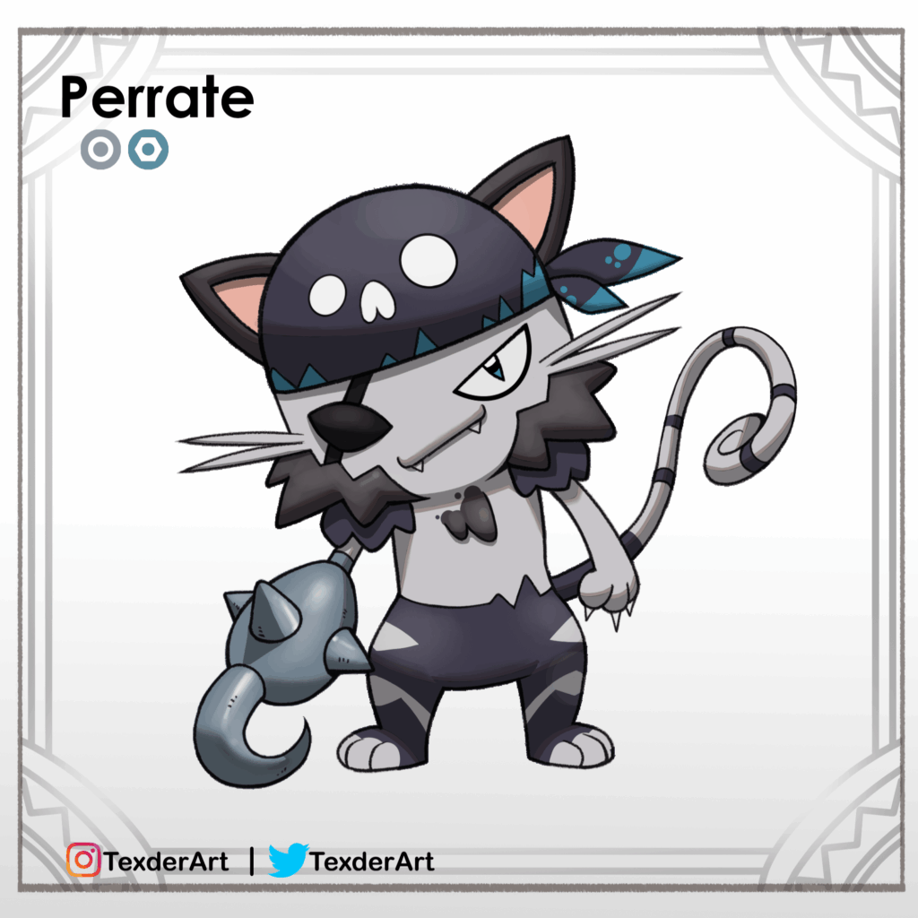 What if Meowth was a Pirate-themed Steel Type?