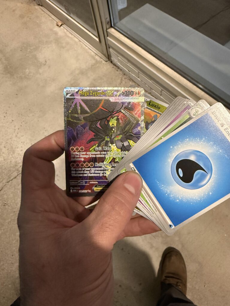 I stopped to get a Red Bull and saw packs. This is what I get