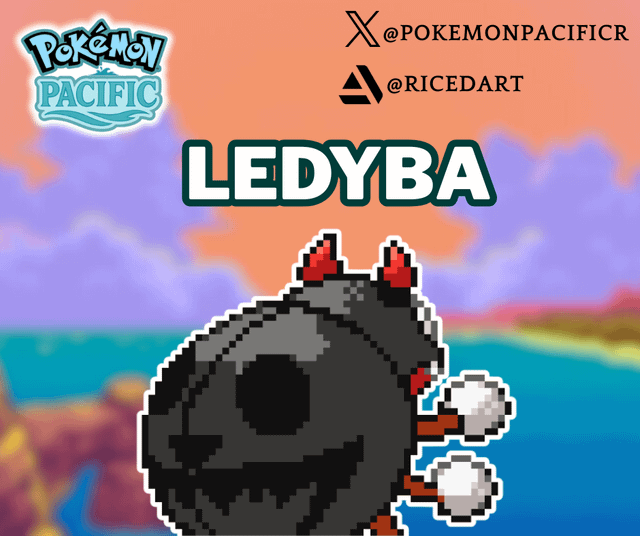 Ledyba from Pokemon Pacific, adapting to the hunt