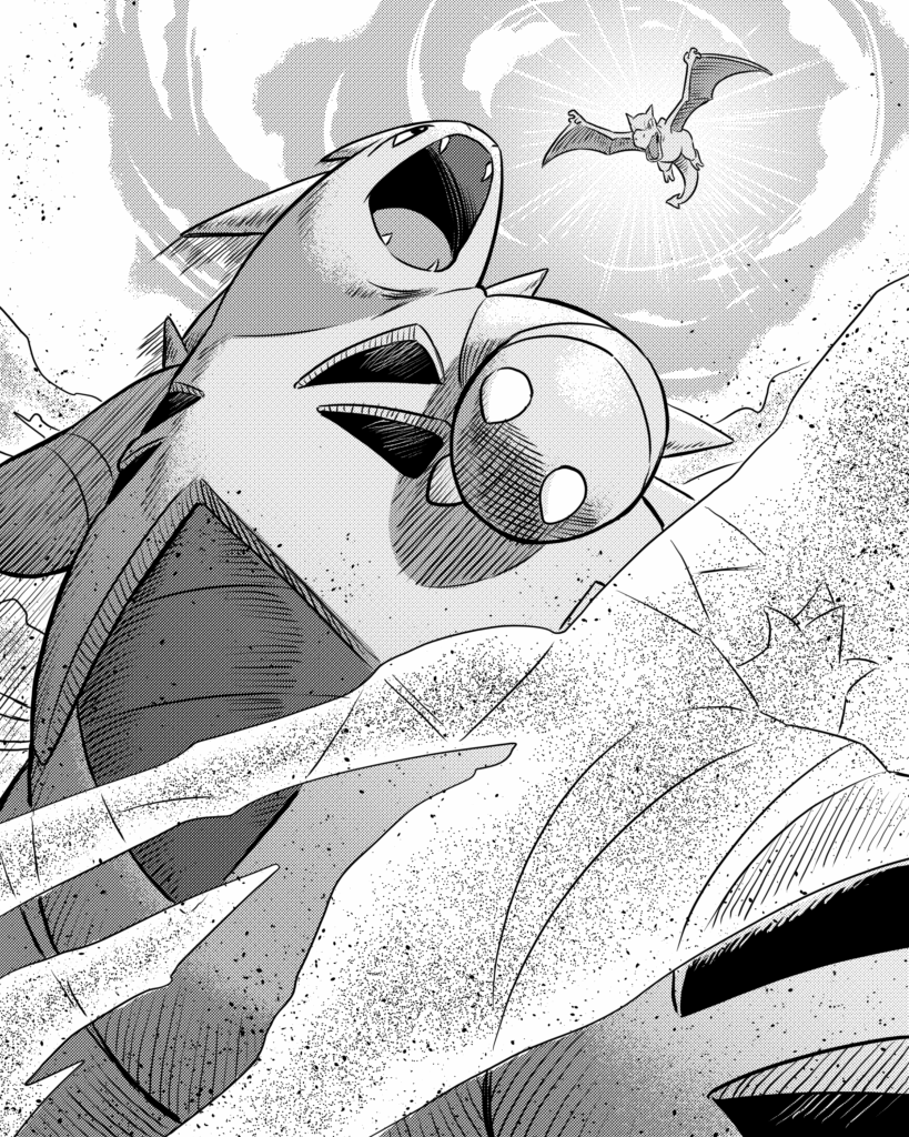 Tyranitar v Aerodactyl (OC)