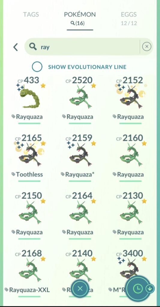 My small rayquaza collection!